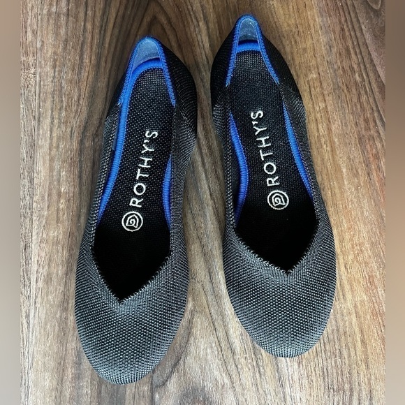 Rothy's The Flat Round Toe Shoe in Black - Picture 9 of 10